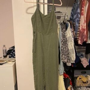 Old Navy Olive Green Jumpsuit